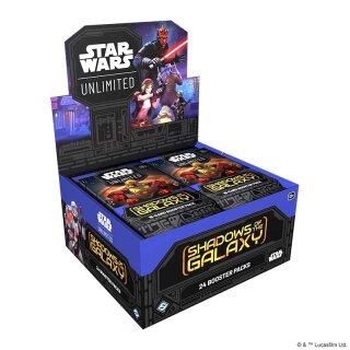 Star Wars: Unlimited – Shadows of the Galaxy (Booster-Display) - englisch