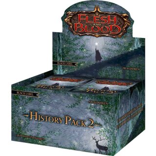 Flesh & Blood TCG - History Pack 2 Booster Display...